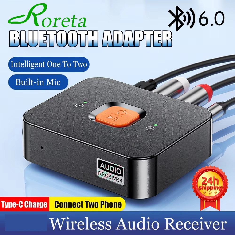 Home Cinema Receiver - Receptor Bluetooth 6,0, conector auxiliar de