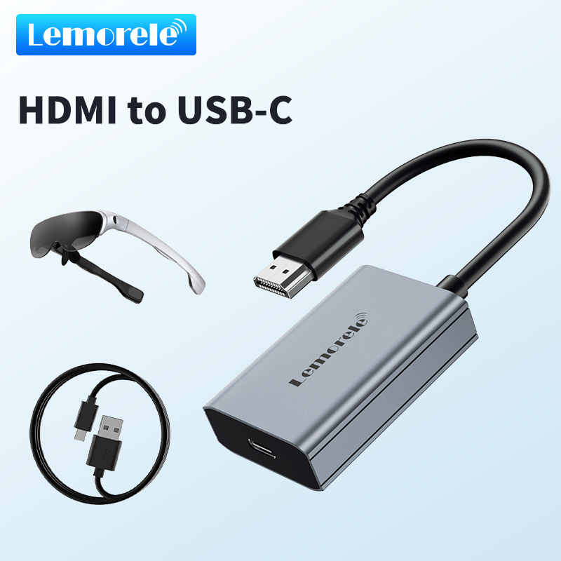 Home Cinema Usb - Lemorele-adaptador HDMI a TYPE-C 4K 60HZ,