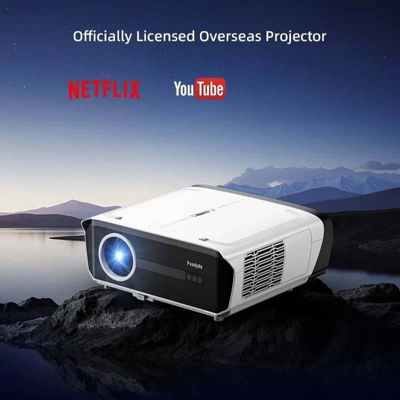 Netflix Home Cinema - Proyector Portátil Nativo 1080P 1850ANSI con