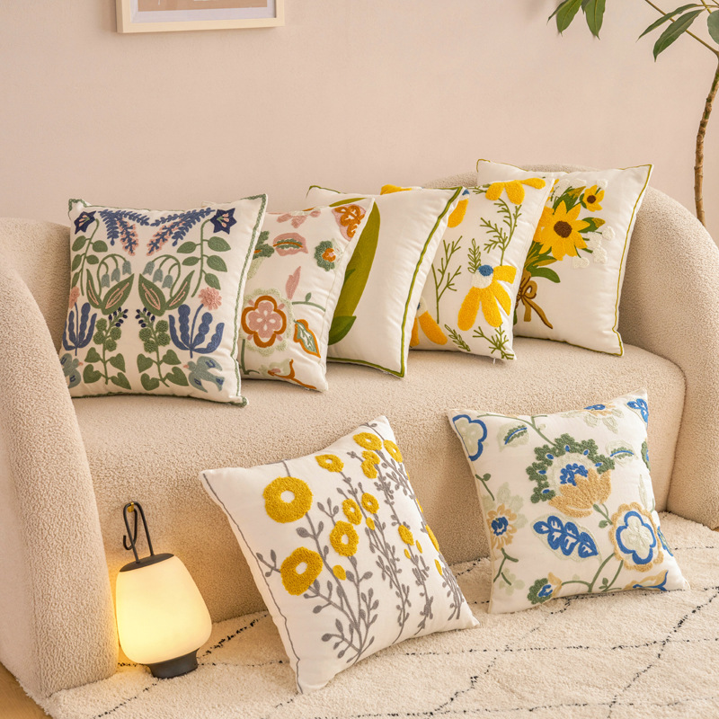 Recliner Sofa Cover - Funda de Almohada Bordada, Decorativa, Diseño