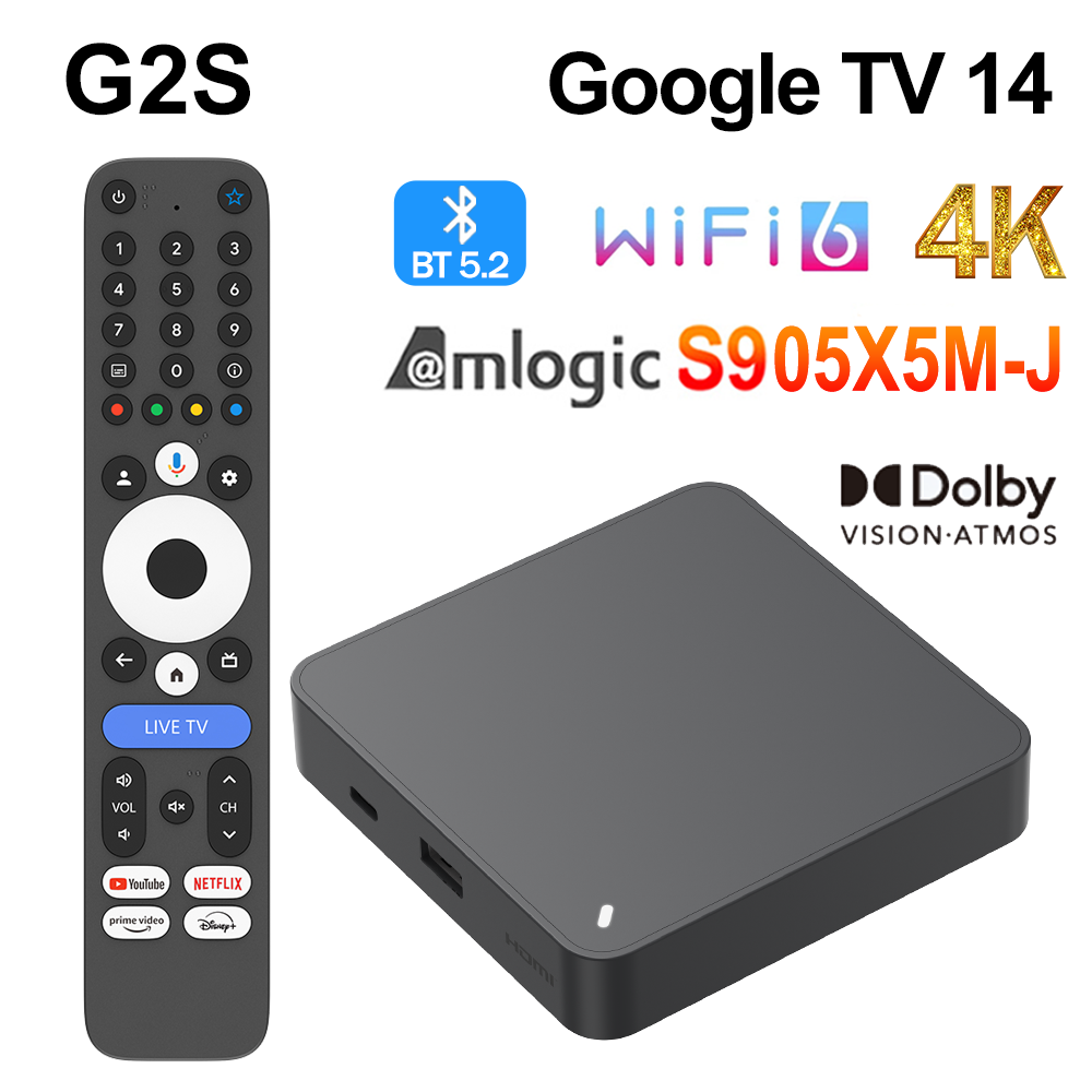 Netflix Home Cinema - TV Box G2S GTV con Google