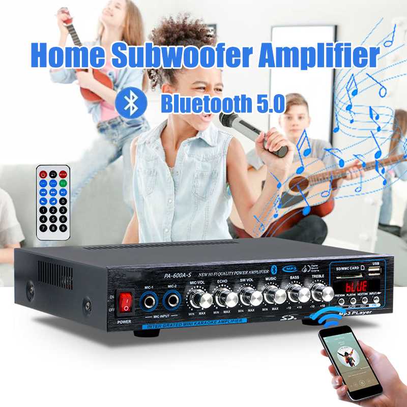 Home Cinema Receiver - Amplificador Bluetooth Profesional de Alta Potencia