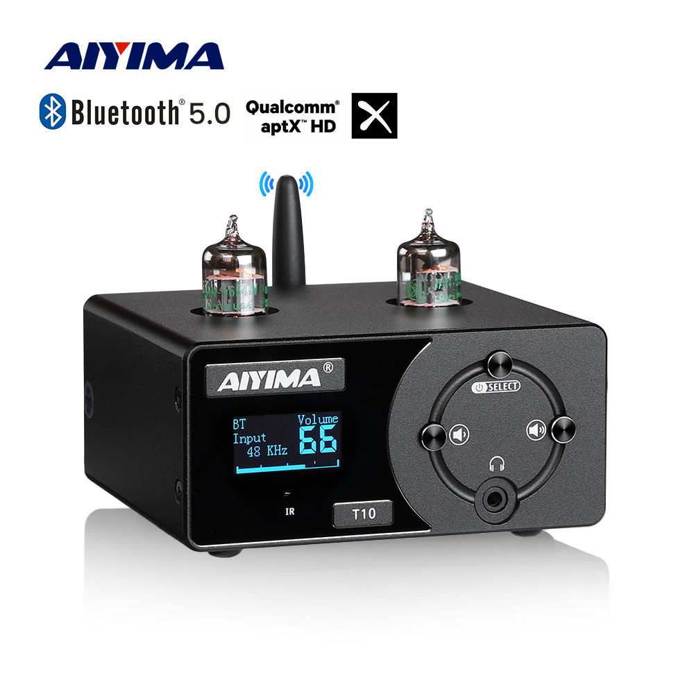 Home Cinema Receiver - Decodificador AIYIMA Audio Tube-T10 Mini Hifi