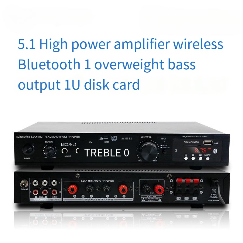 Home Cinema Receiver - Positivo 5,1 canales contrapeso bajo de
