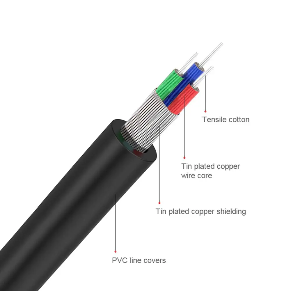 Cable RCA QGeeM 2RCA a 3.5mm,  - Home Cinema Sound System reseña y precio
