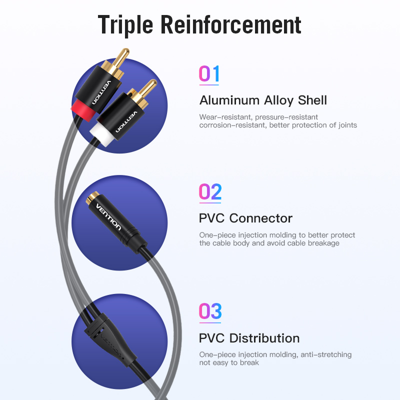 Cable adaptador de audio Venti - Home Cinema Sound System reseña y precio