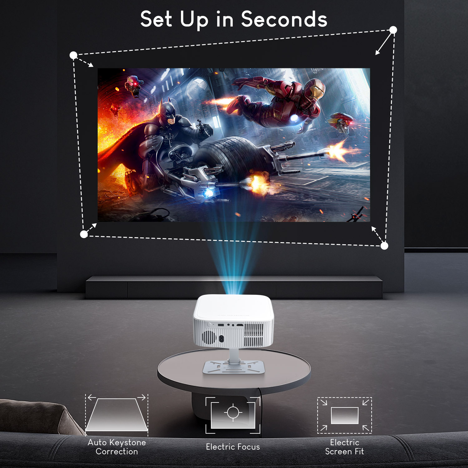 Salange Netflix Proyector P92M - Netflix Home Cinema reseña y precio