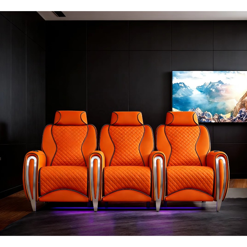 Sofá de Cine en Casa Eléctrico - Home Cinema Recliners reseña y precio