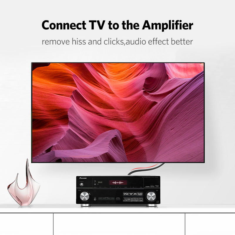 Ugreen-Cable de audio para dis - Home Cinema Sound System reseña y precio