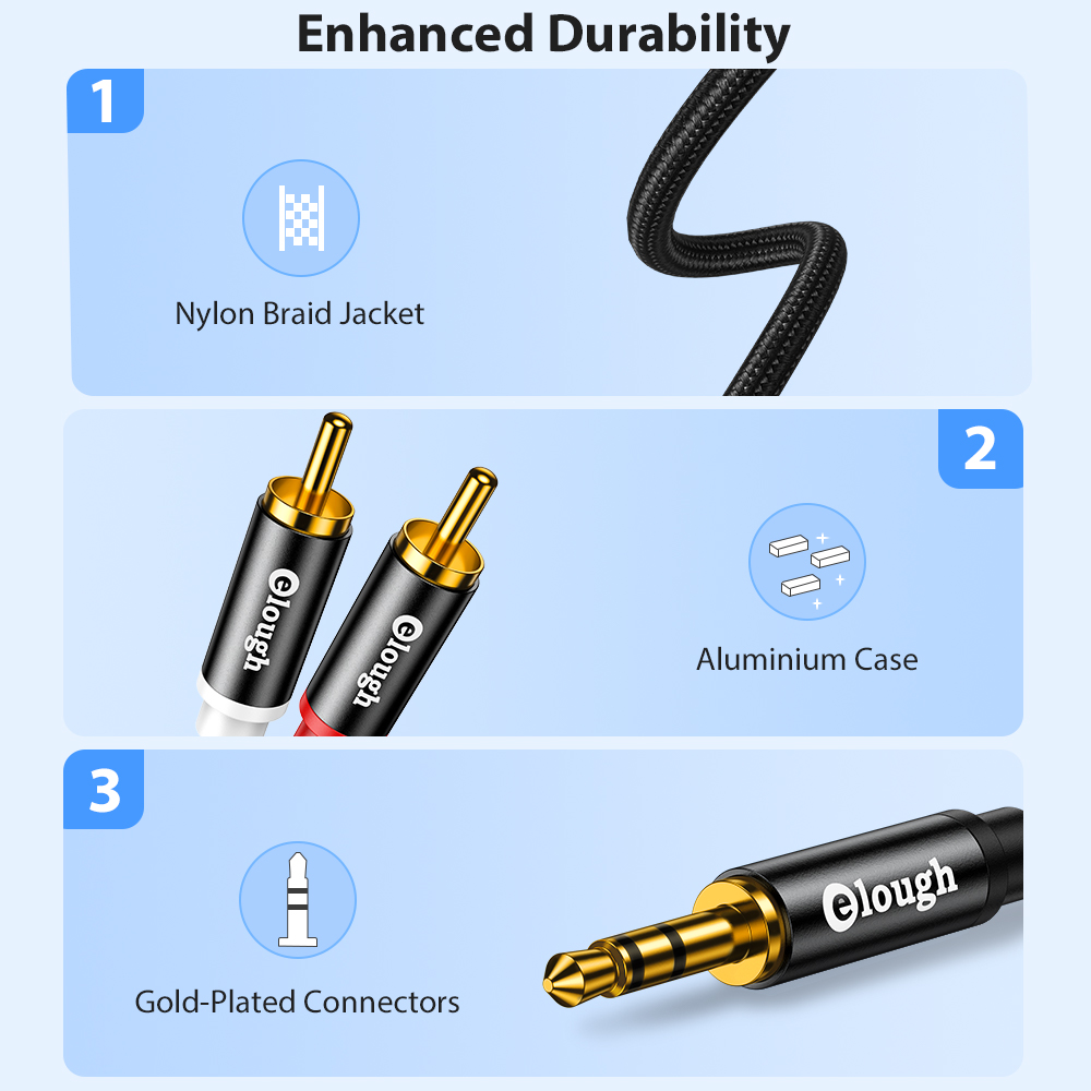 Elough-Cable RCA AUX para alta - Home Cinema Sound System reseña y precio