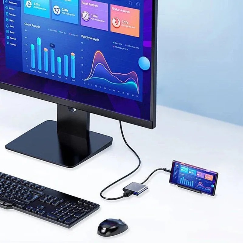 USB C HUB 3 en 1 tipo C 3,0 a  - Home Cinema Usb reseña y precio