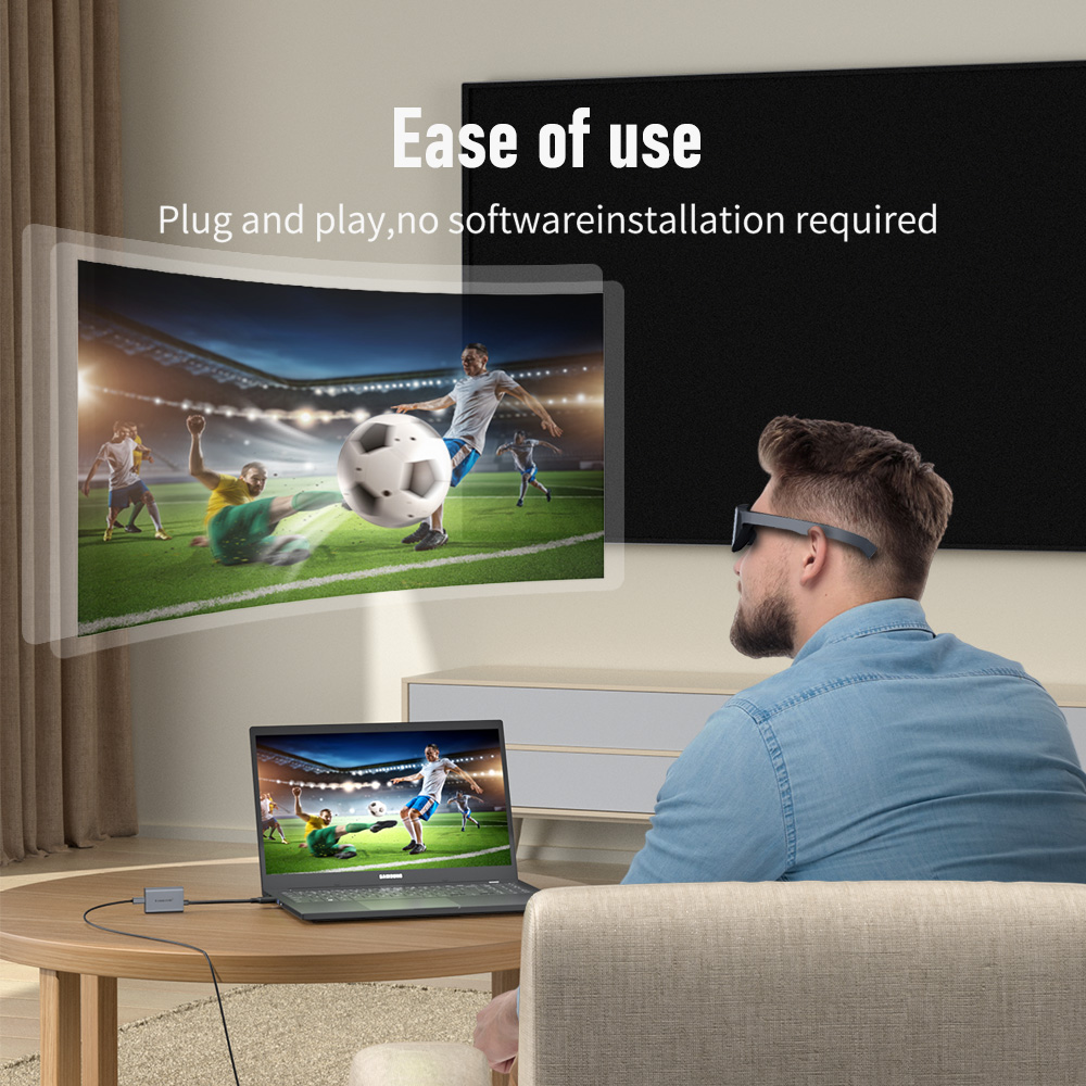 Lemorele-adaptador HDMI a TYPE - Home Cinema Usb reseña y precio
