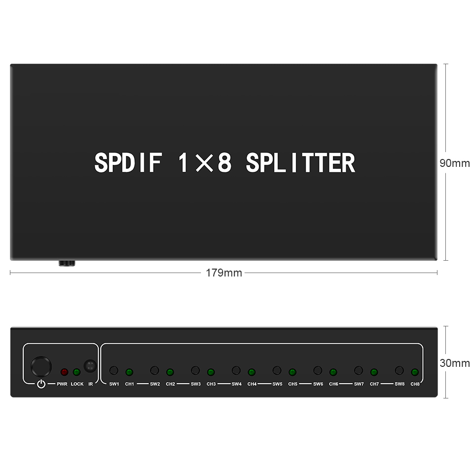 Divisor de Audio óptico, divis - Home Cinema Sound System reseña y precio