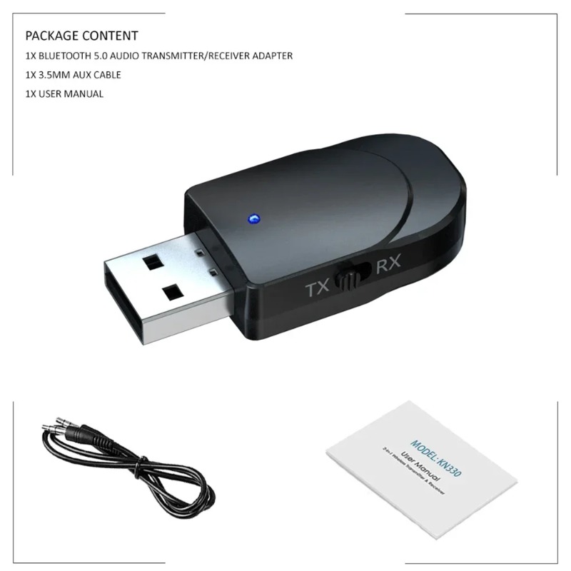 KN330 3 en 1 USB EDR Bluetooth - Home Cinema Receiver reseña y precio