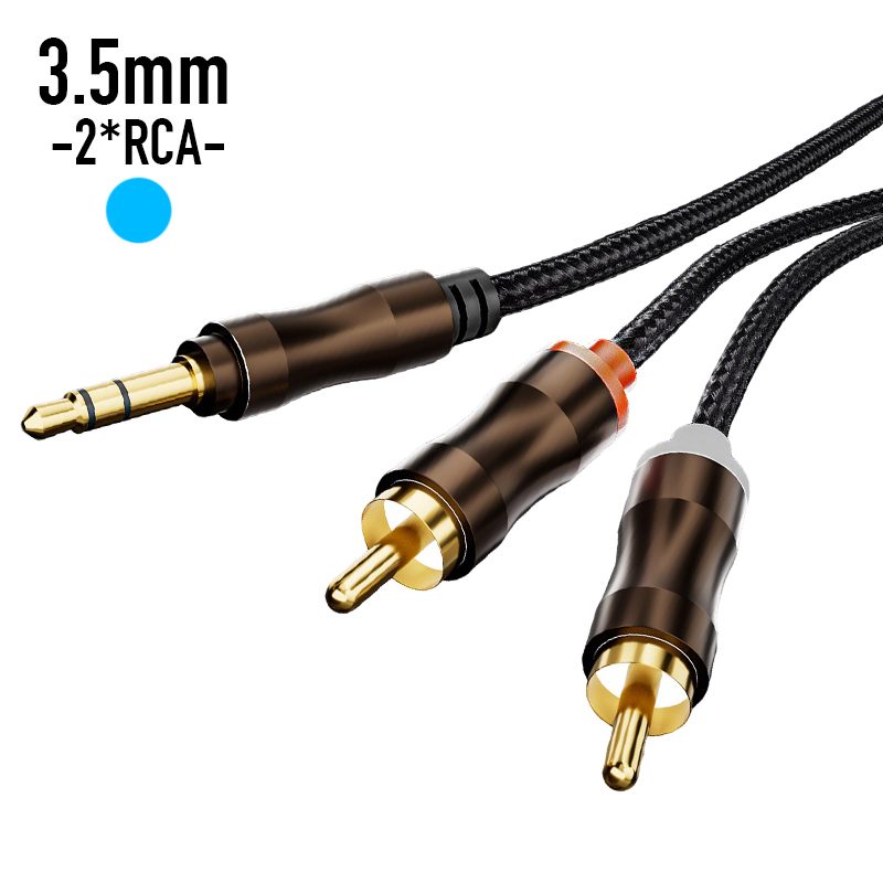 Cable de audio auxiliar RCA a  - Home Cinema Sound System reseña y precio