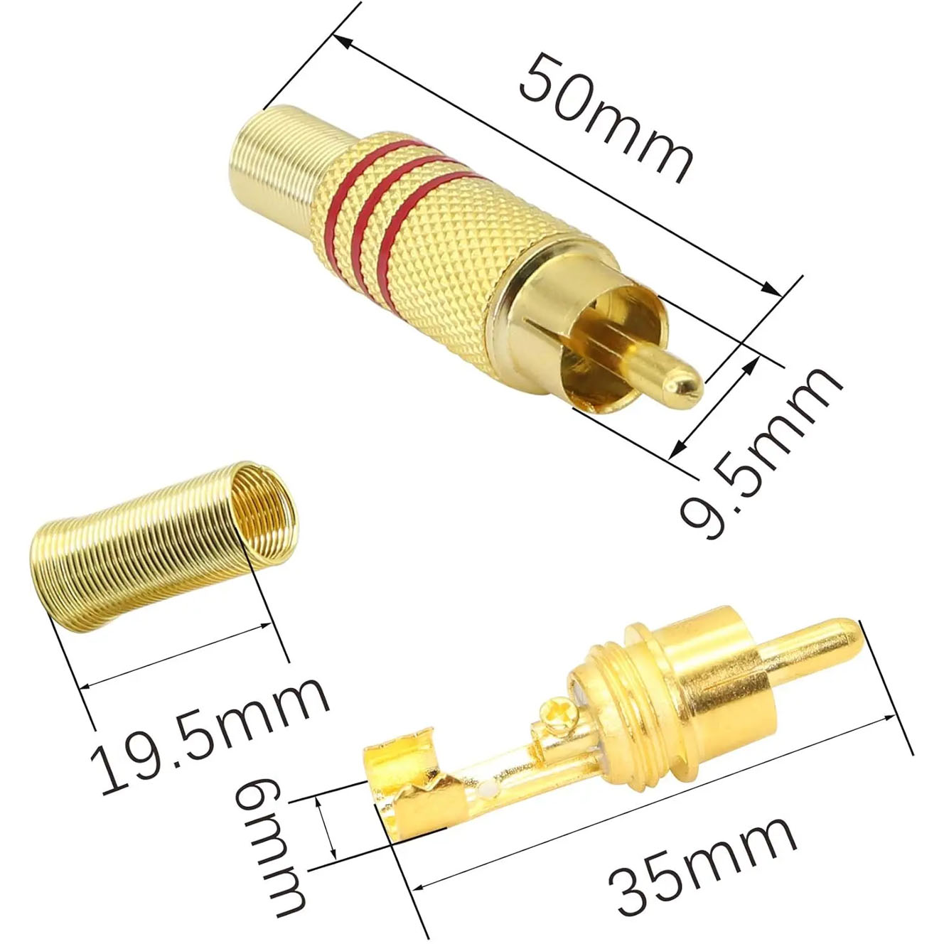 Conector de Audio y Video RCA  - Home Cinema Sound System reseña y precio