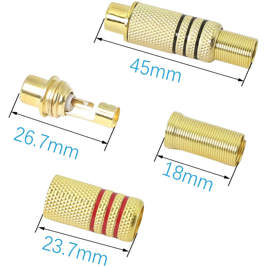 Conector de Audio y Video RCA  - Home Cinema Sound System reseña y precio