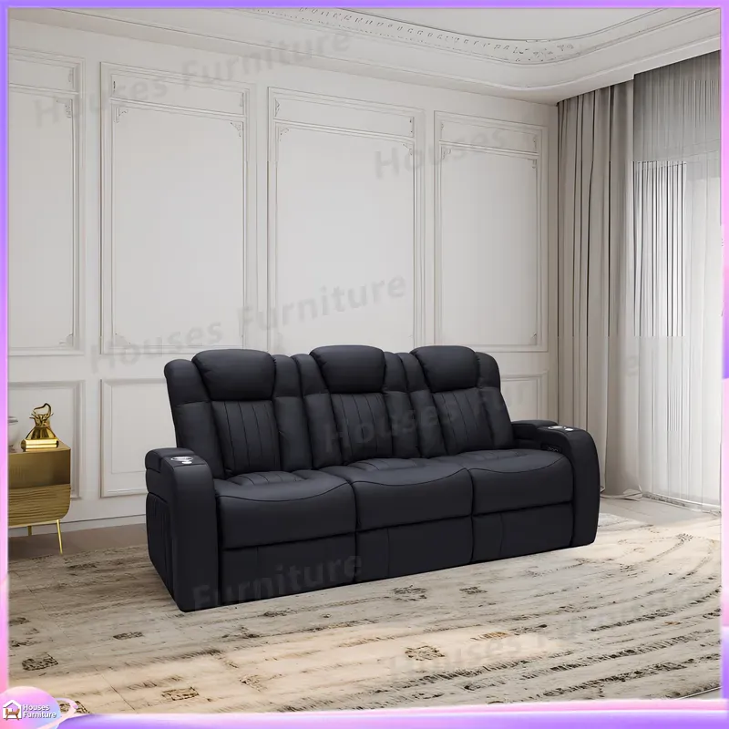 Sillón Reclinable de Cuero par - Home Cinema Recliners reseña y precio